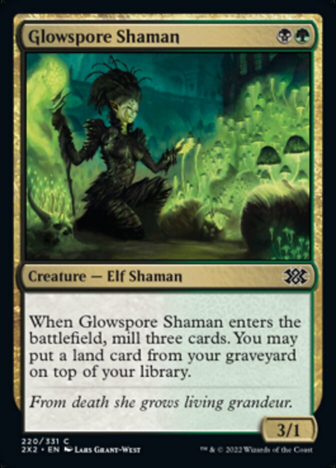 Glowspore Shaman [Double Masters 2022] | Devastation Store