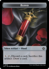 Blood // Vampire (0004) Double-Sided Token [The Lost Caverns of Ixalan Commander Tokens] | Devastation Store