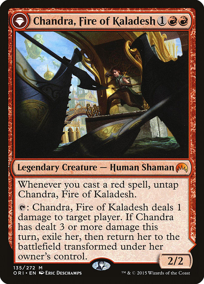 Chandra, Fire of Kaladesh // Chandra, Roaring Flame [Magic Origins] | Devastation Store