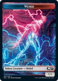 Weird // Zombie Double-sided Token [Core Set 2021 Tokens] | Devastation Store