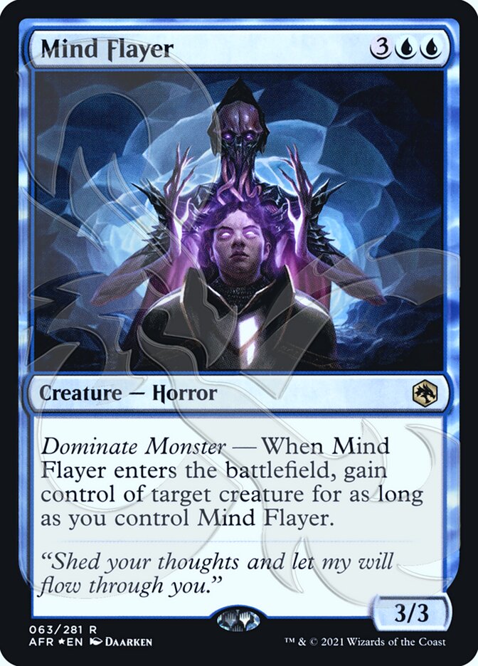 Mind Flayer (Ampersand Promo) [Dungeons & Dragons: Adventures in the Forgotten Realms Promos] | Devastation Store