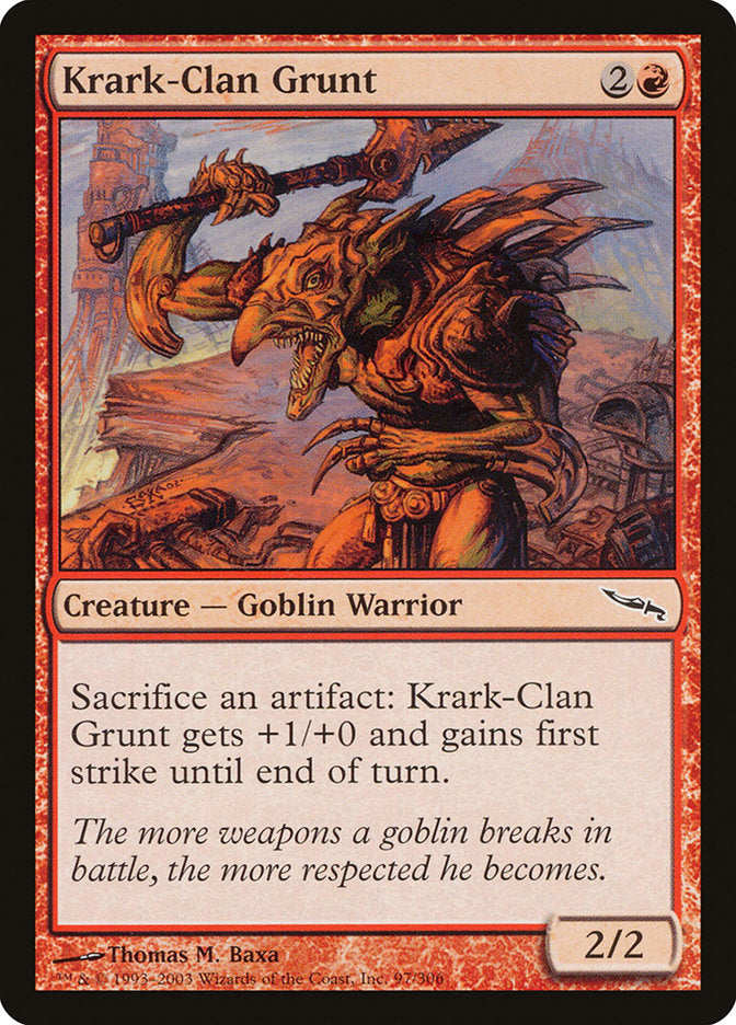 Krark-Clan Grunt [Mirrodin] | Devastation Store