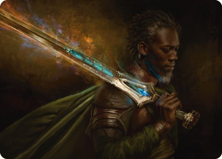 Anduril, Flame of the West Art Card [The Lord of the Rings: Tales of Middle-earth Art Series] | Devastation Store