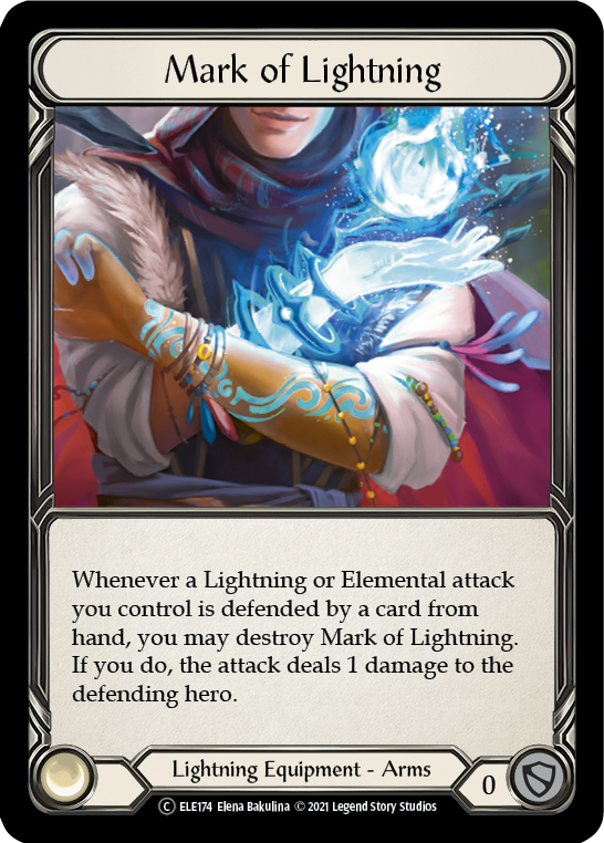 Mark of Lightning [U-ELE174] Unlimited Rainbow Foil | Devastation Store