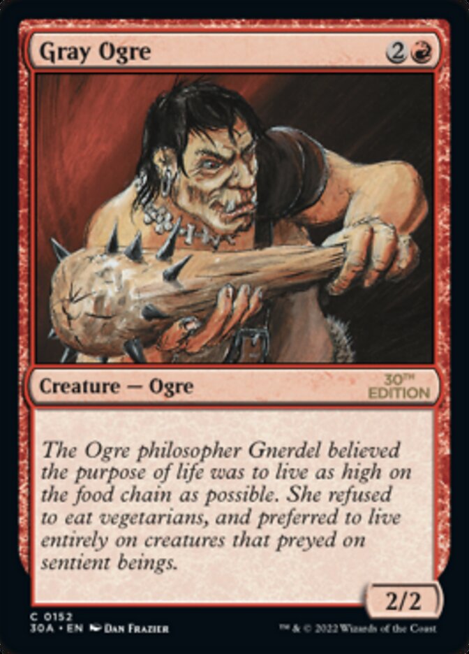 Gray Ogre [30th Anniversary Edition] | Devastation Store