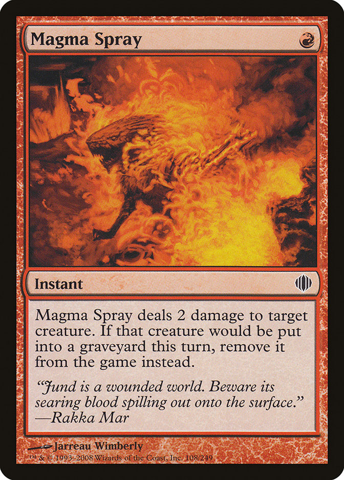 Magma Spray [Shards of Alara] - Devastation Store | Devastation Store