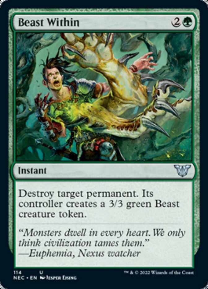 Beast Within [Kamigawa: Neon Dynasty Commander] | Devastation Store