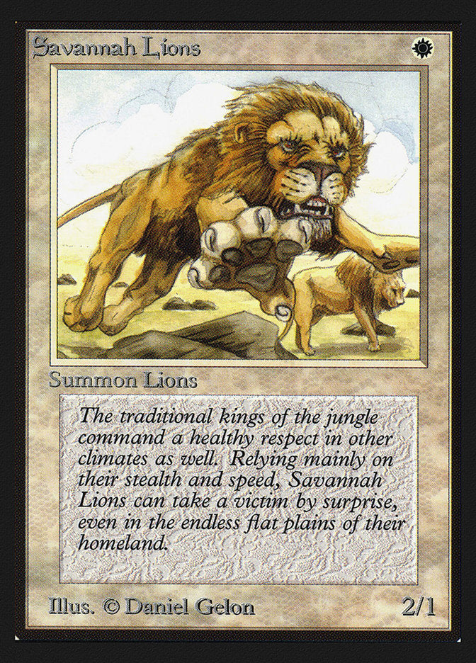Savannah Lions [International Collectors’ Edition] | Devastation Store