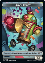 Clown Robot (003) // Food (010) Double-sided Token [Unfinity Tokens] | Devastation Store