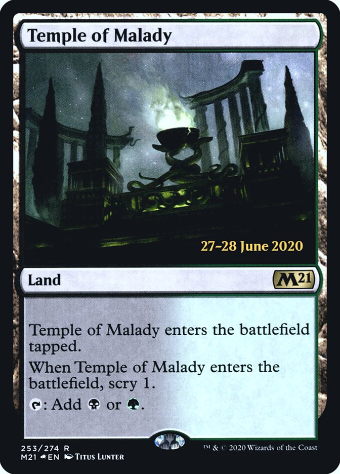 Temple of Malady  [Core Set 2021 Prerelease Promos] | Devastation Store