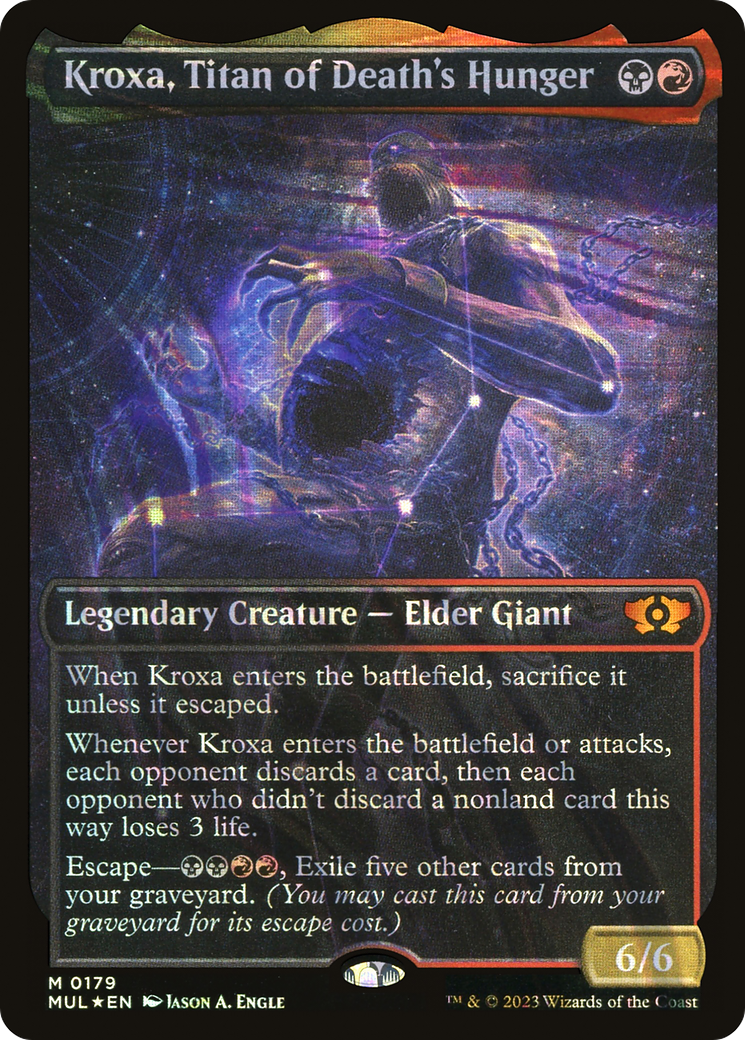 Kroxa, Titan of Death's Hunger (Halo Foil) [Multiverse Legends] | Devastation Store