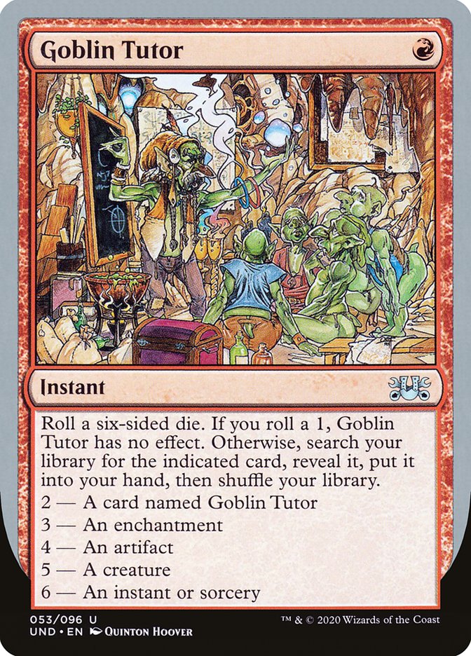 Goblin Tutor [Unsanctioned] | Devastation Store