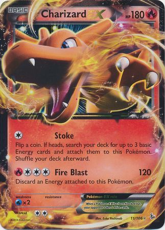 Charizard EX (11/106) (Jumbo Card) [XY: Flashfire] | Devastation Store