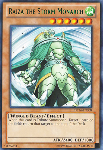 Raiza the Storm Monarch (Green) [DL14-EN008] Rare | Devastation Store