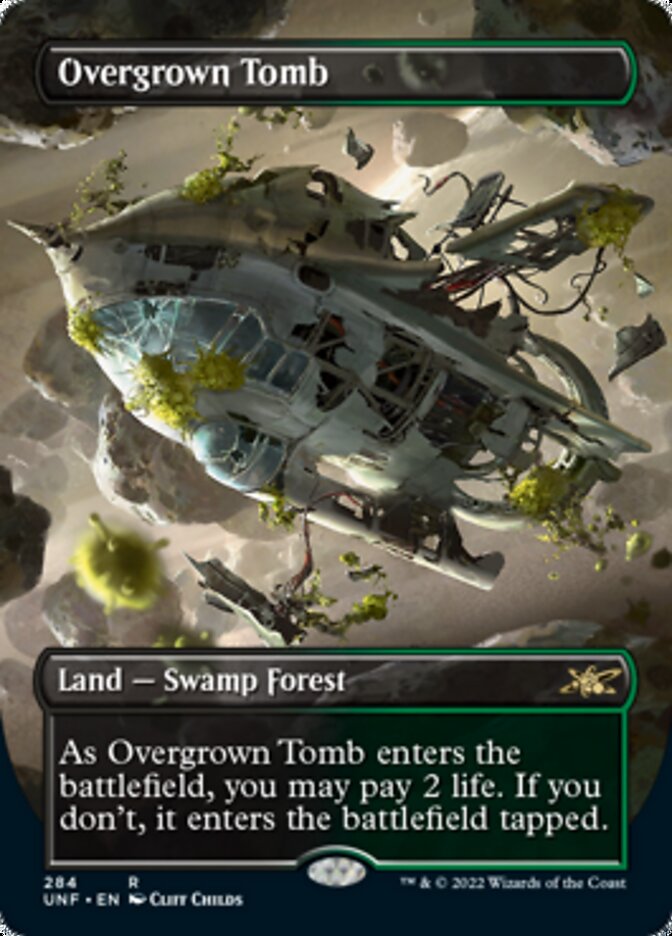 Overgrown Tomb (Borderless) [Unfinity] | Devastation Store