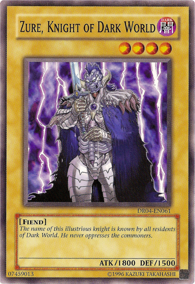 Zure, Knight of Dark World [DR04-EN061] Common | Devastation Store