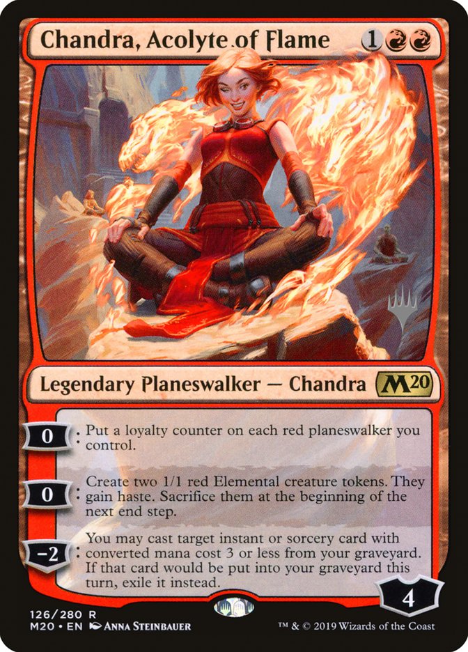Chandra, Acolyte of Flame (Promo Pack) [Core Set 2020 Promos] | Devastation Store