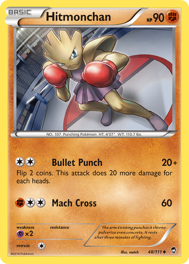 Hitmonchan (48/111) [XY: Furious Fists] | Devastation Store