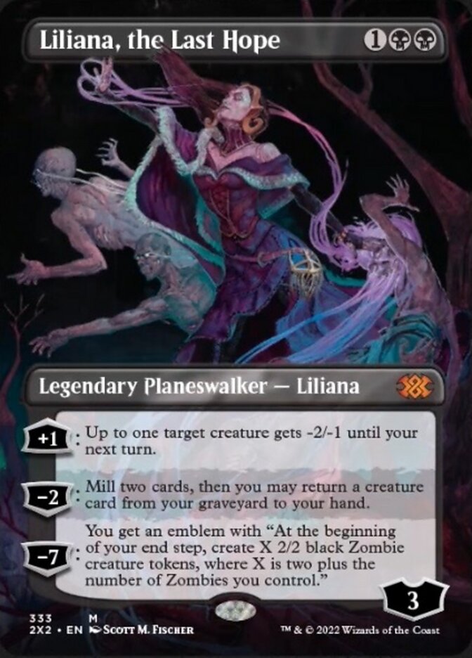 Liliana, the Last Hope (Borderless) [Double Masters 2022] | Devastation Store