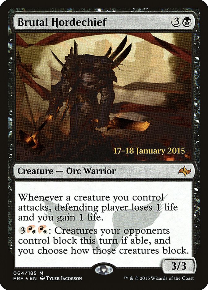 Brutal Hordechief  [Fate Reforged Prerelease Promos] | Devastation Store