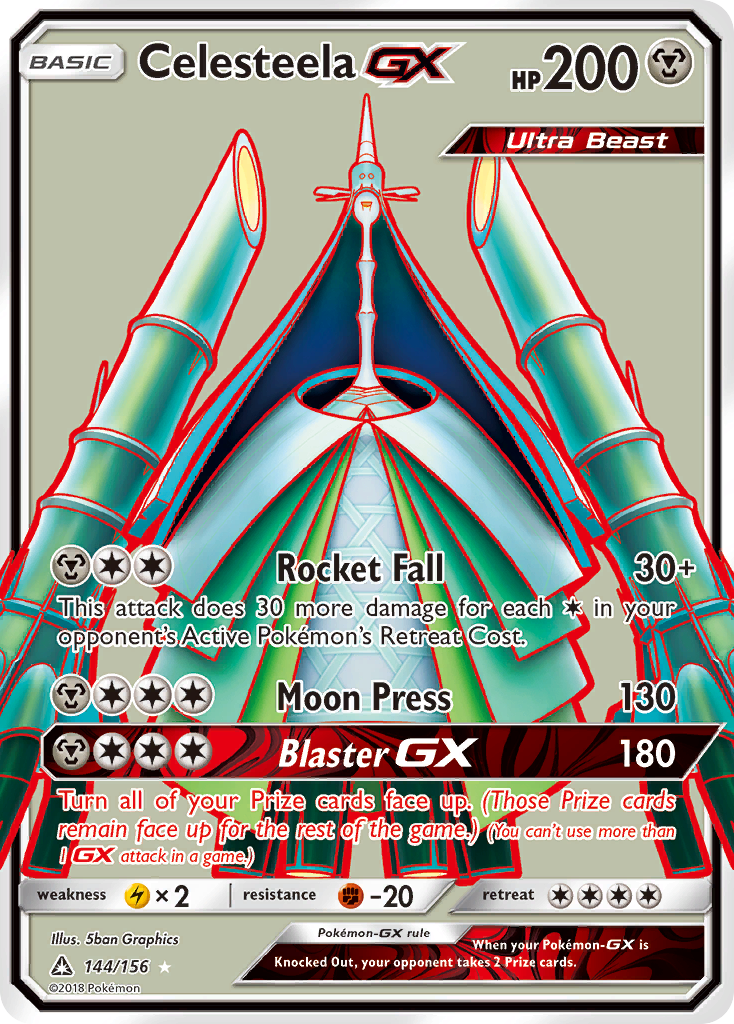 Celesteela GX (144/156) [Sun & Moon: Ultra Prism] | Devastation Store