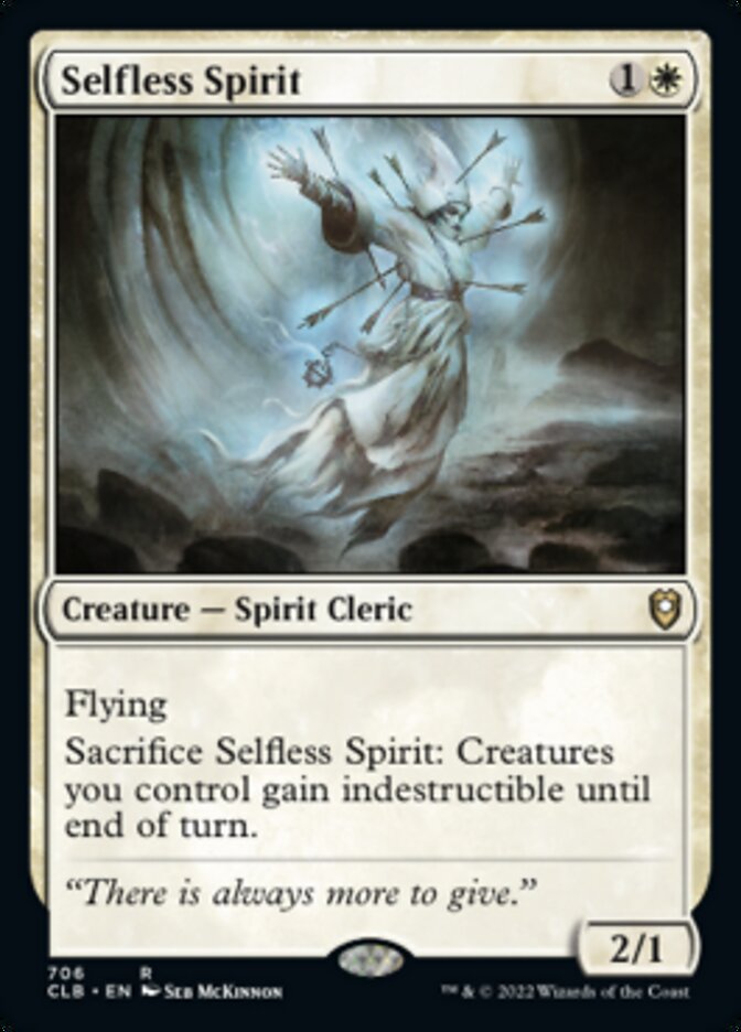 Selfless Spirit [Commander Legends: Battle for Baldur's Gate] | Devastation Store