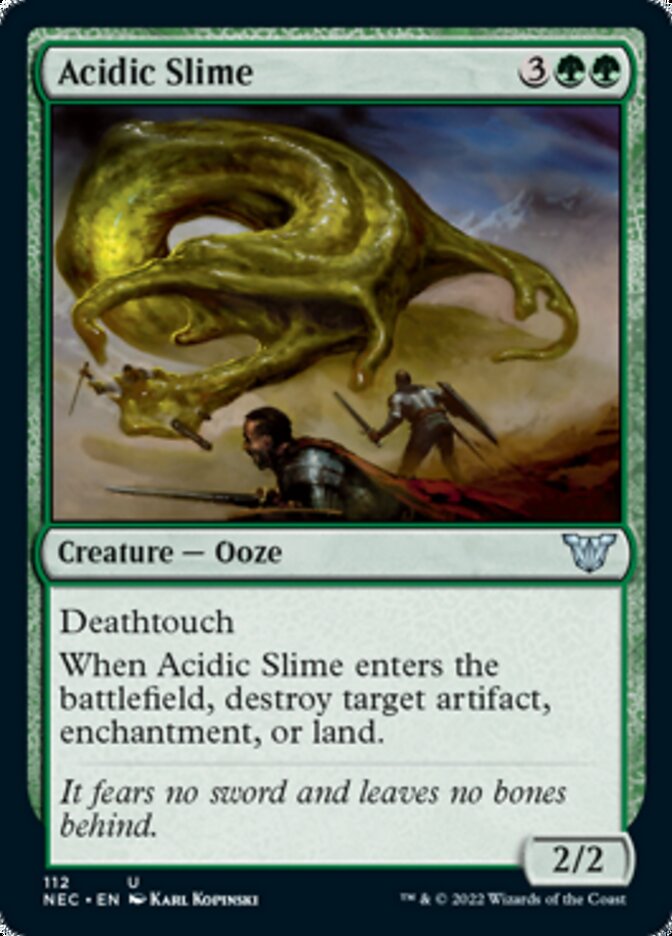 Acidic Slime [Kamigawa: Neon Dynasty Commander] | Devastation Store