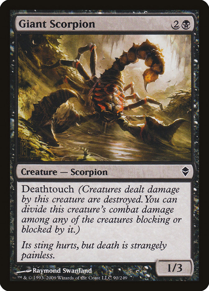 Giant Scorpion [Zendikar] | Devastation Store