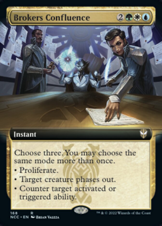 Brokers Confluence (Extended Art) [Streets of New Capenna Commander] | Devastation Store