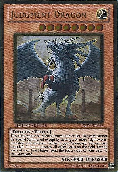 Judgment Dragon [GLD3-EN016] Gold Rare | Devastation Store