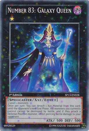 Number 83: Galaxy Queen [SP13-EN028] Starfoil Rare | Devastation Store