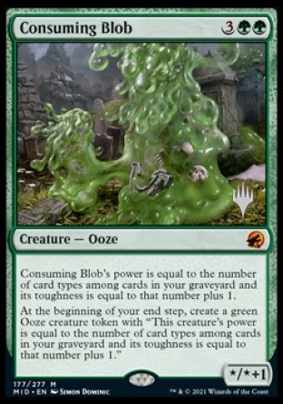 Consuming Blob (Promo Pack) [Innistrad: Midnight Hunt Promo Pack] | Devastation Store