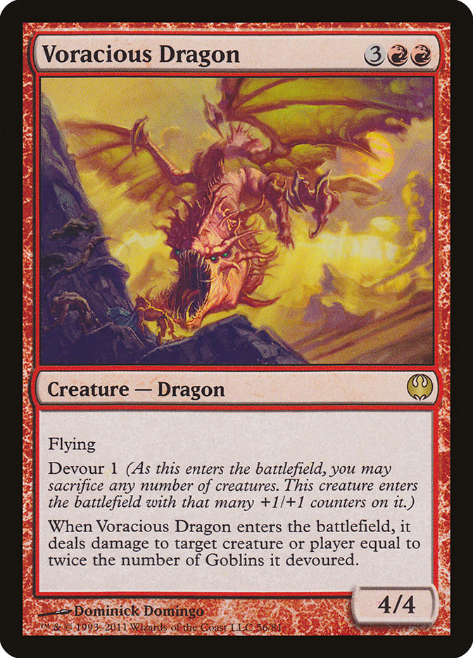 Voracious Dragon [Duel Decks: Knights vs. Dragons] | Devastation Store