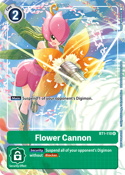 Flower Cannon [BT1-110] (Tamer's Evolution Box) [Release Special Booster Ver.1.0 Promos] | Devastation Store