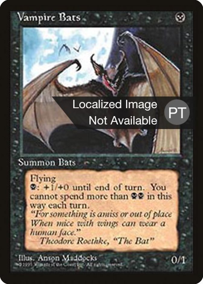 Vampire Bats [Fourth Edition (Foreign Black Border)] | Devastation Store