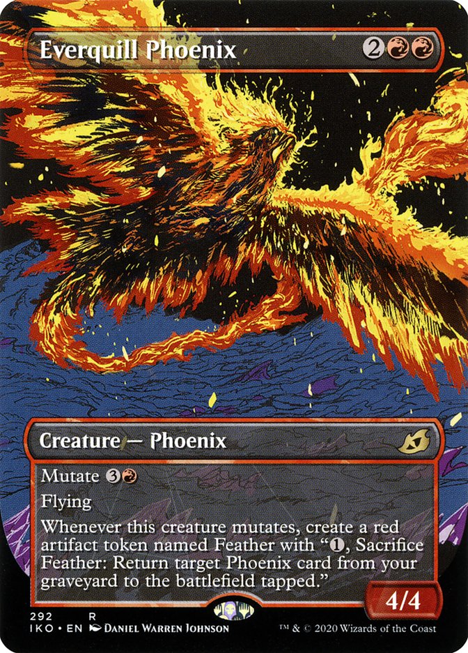 Everquill Phoenix (Showcase) [Ikoria: Lair of Behemoths] | Devastation Store