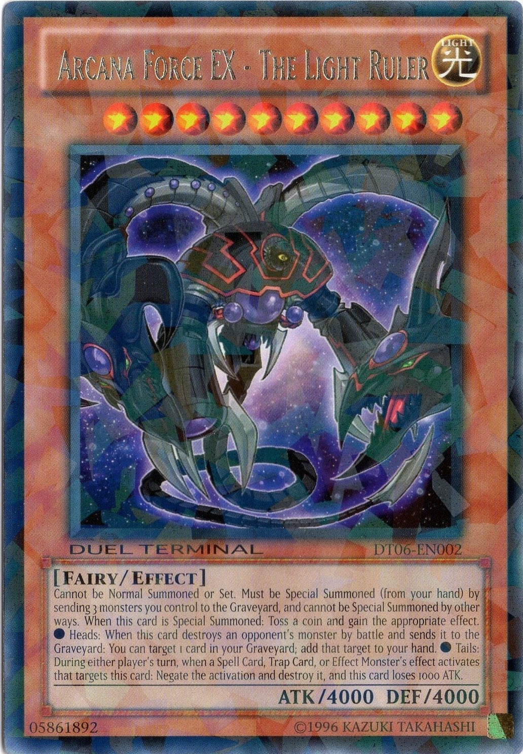 Arcana Force EX - The Light Ruler [DT06-EN002] Common | Devastation Store