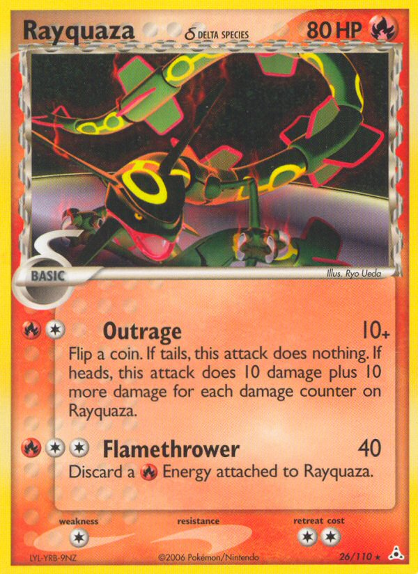 Rayquaza (26/110) (Delta Species) [EX: Holon Phantoms] | Devastation Store