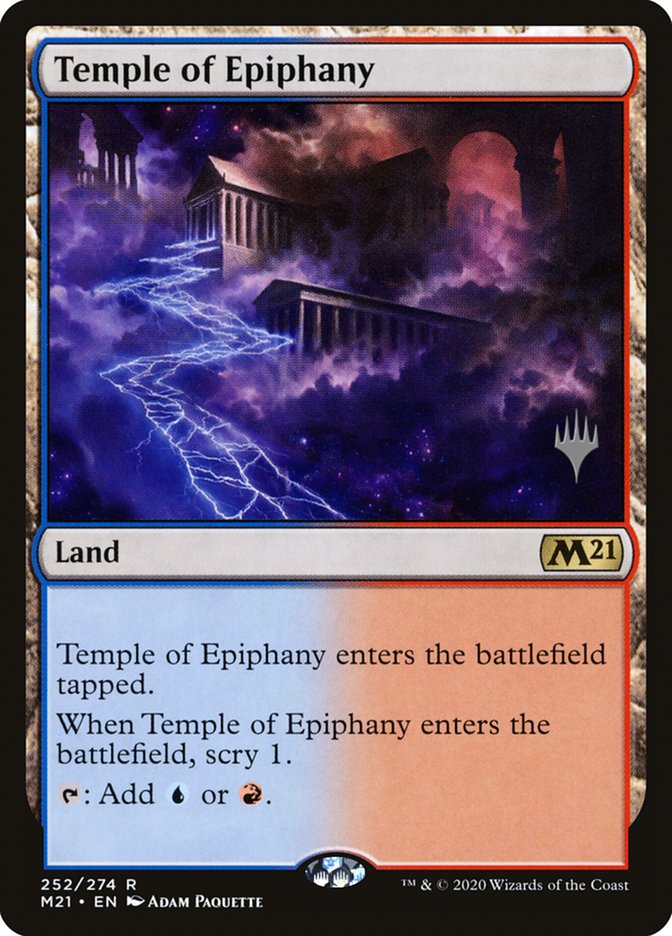 Temple of Epiphany (Promo Pack) [Core Set 2021 Promos] | Devastation Store