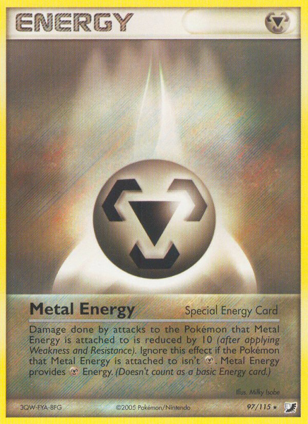 Metal Energy (97/115) [EX: Unseen Forces] | Devastation Store