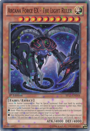 Arcana Force EX - The Light Ruler [SP13-EN044] Starfoil Rare | Devastation Store