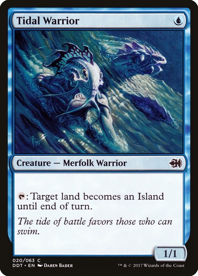 Tidal Warrior [Duel Decks: Merfolk vs. Goblins] - Devastation Store | Devastation Store