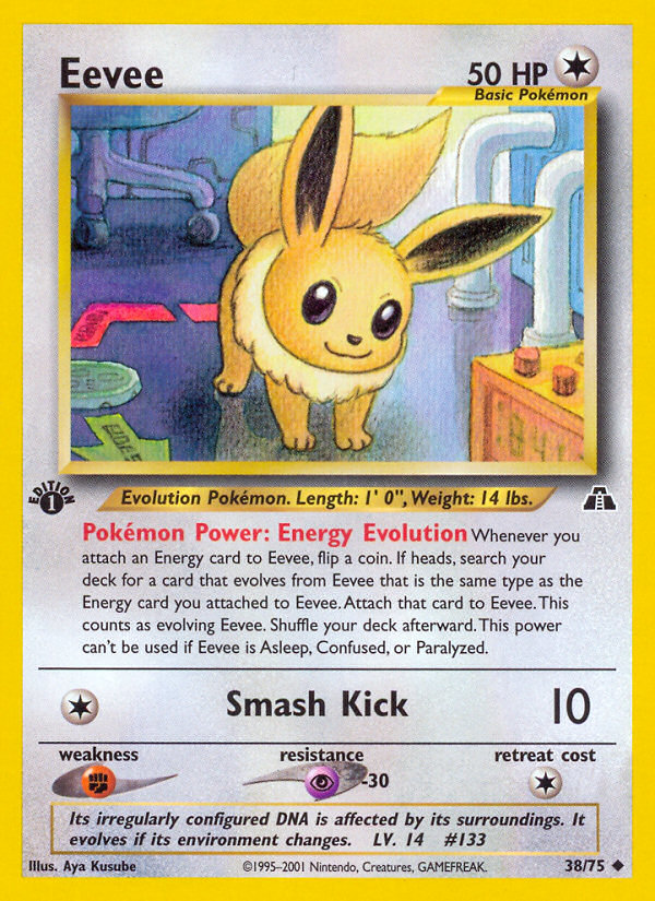 Eevee (38/75) [Neo Discovery 1st Edition] | Devastation Store