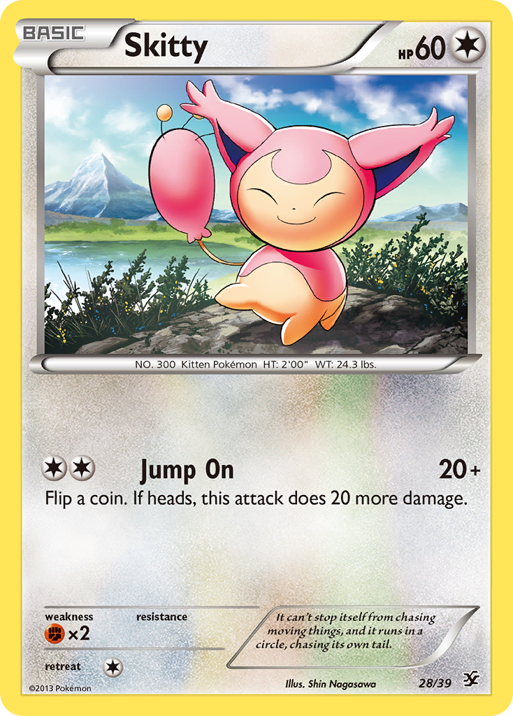 Skitty (28/39) [XY: Kalos Starter Set] | Devastation Store