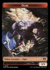Saproling // Ogre Double-Sided Token [Commander Masters Tokens] | Devastation Store