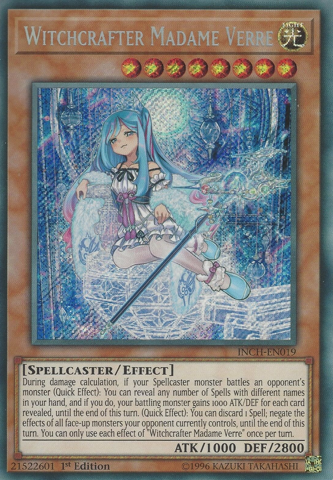 Witchcrafter Madame Verre [INCH-EN019] Secret Rare | Devastation Store