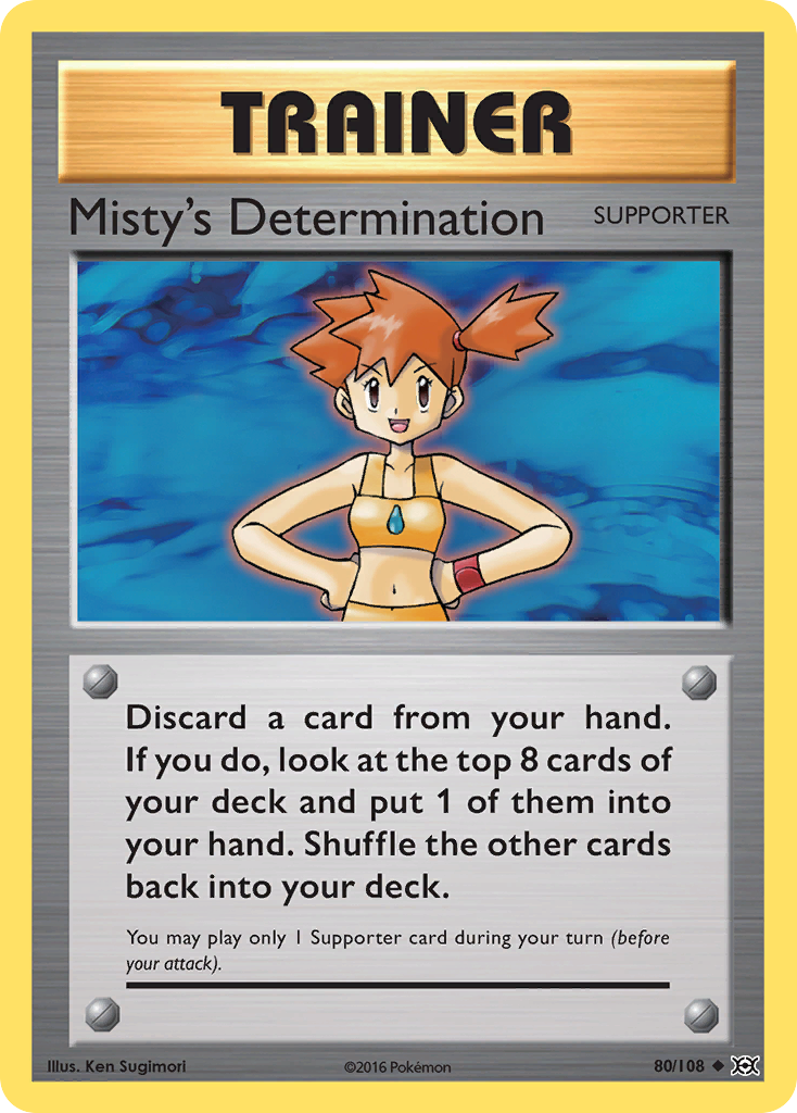 Misty's Determination (80/108) [XY: Evolutions] | Devastation Store