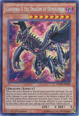 Gandora-X the Dragon of Demolition [MVP1-ENS49] Secret Rare | Devastation Store