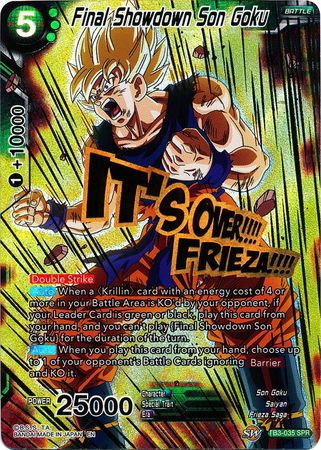 Final Showdown Son Goku (SPR) [TB3-035_SPR] | Devastation Store