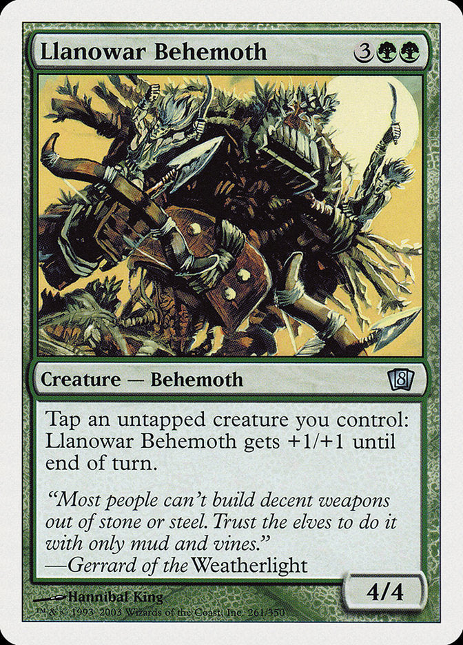 Llanowar Behemoth [Eighth Edition] - Devastation Store | Devastation Store